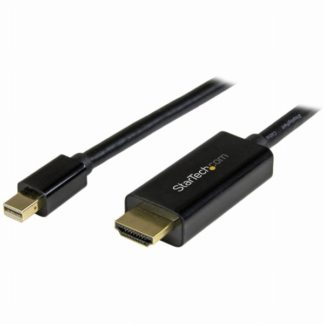 MDP2HDMM3MBMini DisplayPort - HDMI変換ケーブル 3m 4K解像度/UHD対応 ミニディスプレイポート(オス) - HDMI(オス)アダプタ (ケーブル内蔵) オス/オス 4K2K(30Hz)スターテック・ドットコム㈱