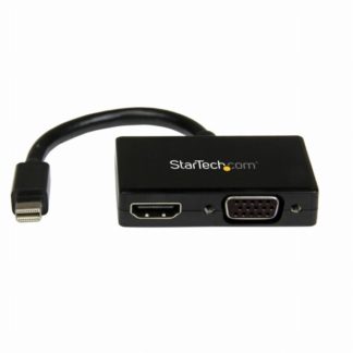 MDP2HDVGA<BR>Mini DisplayPort接続トラベルA/Vアダプタ ツーインワン・ミニディスプレイポートMini DP - VGA/ HDMI変換アダプタ 1920x1200/ 1080p<BR>スターテック・ドットコム㈱