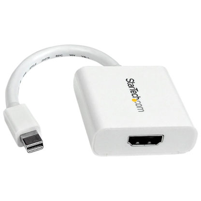 MDP2HDWMini DisplayPort-HDMI変換アダプタ ミニディスプレイポート/ mini DP(オス)-HDMI(メス)コンバータ 1920x1200/1080p Thunderbolt互換スターテック・ドットコム㈱