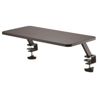 MNRISERCLMP<BR>卓上クランプ固定式モニター台 65cm幅の机上台 34インチモニタ対応 ブラック<BR>スターテック・ドットコム㈱