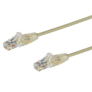 N6PAT300CMGRS<BR>カテゴリ6 LANケーブル 3m Cat6極細ギガビットイーサネットケーブル グレー ツメ折れ防止RJ45コネクタ 28AWG<BR>スターテック・ドットコム㈱