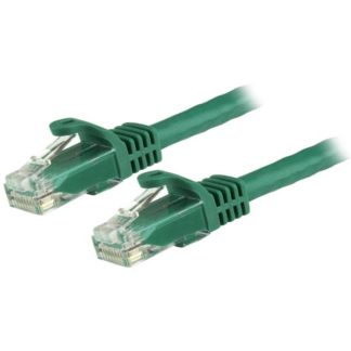 N6PATC150CMGNカテゴリー6 LANケーブル 1.5m ツメ折れ防止RJ45コネクタ グリーン CAT6ギガビットイーサネットケーブル 24AWGスターテック・ドットコム㈱