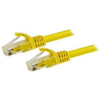 N6PATC150CMYLカテゴリー6 LANケーブル 1.5m ツメ折れ防止RJ45コネクタ イエロー CAT6ギガビットイーサネットケーブル 24AWGスターテック・ドットコム㈱