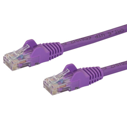 N6PATC2MPLカテゴリ6 LANケーブル 2m パープル ツメ折れ防止RJ45コネクタ Cat6 UTPギガビットイーサネットケーブルスターテック・ドットコム㈱