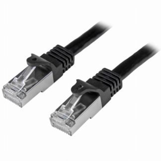 N6SPAT1MBKカテゴリ6 LANケーブル 1m ブラック ツメ折れ防止RJ45コネクタ S/FTP(2重シールドツイストペア)ケーブルスターテック・ドットコム㈱