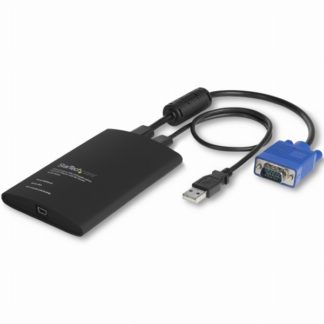 NOTECONS02<BR>携帯用KVMコンソールアダプタ ノートパソコンのUSBに接続 ファイル転送/ビデオキャプチャ機能付き<BR>スターテック・ドットコム㈱