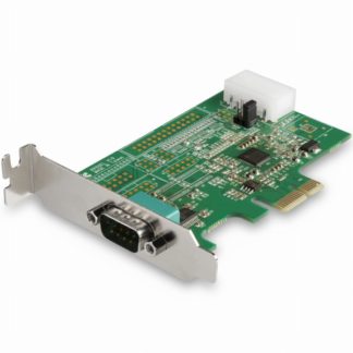 PEX1S953LP<BR>RS232Cシリアル1ポート増設PCIeカード 16950 UART ロープロファイル/標準プロファイル対応 921.4kbps Windows/Linux対応<BR>スターテック・ドットコム㈱