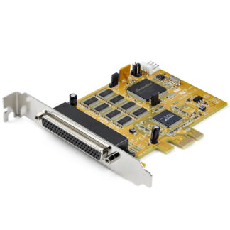 PEX8S10508シリアルポート増設PCI Expressカード RS232C拡張ボード 16C1050 UART COMポート増設PCIeカード 15kV ESD保護 Windows & Linux対応スターテック・ドットコム㈱