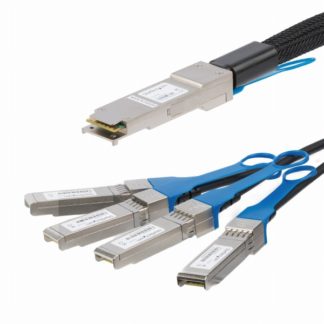 QSFP4SFPPC3M<BR>QSFP+ DAC Twinax ブレークアウトケーブル 3m MSA準拠 40GbE<BR>スターテック・ドットコム㈱