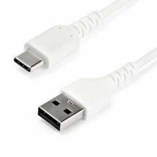 RUSB2AC2MW<BR>2m USB-A-USB-C ケーブル USB 2.0準拠 ホワイト<BR>スターテック・ドットコム㈱