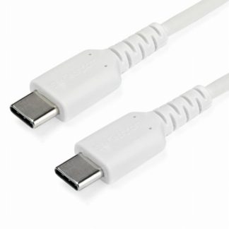 RUSB2CC2MW<BR>2m USB Type-C ケーブル ホワイト USB 2.0準拠データ&充電ケーブル<BR>スターテック・ドットコム㈱
