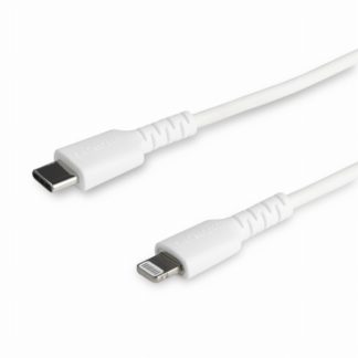 RUSBCLTMM2MW<BR>USB Type-C-Lightning ケーブル 2m ホワイト Apple MFi認証iPhone充電ケーブル 高耐久性 ライトニング-Type C ケーブル<BR>スターテック・ドットコム㈱