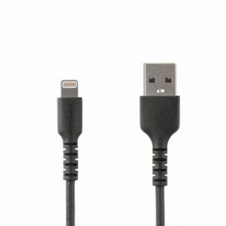 RUSBLTMM1MBライトニングケーブル 1m ブラック Apple MFi認証iPhone充電ケーブル 高耐久性 Lightning - USB ケーブルスターテック・ドットコム㈱