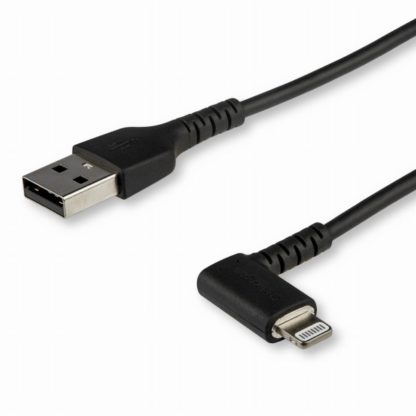 RUSBLTMM1MBRL型ライトニングケーブル 1m Apple MFi認証iPhone充電ケーブル 高耐久性 Lightning-USB L字ケーブルスターテック・ドットコム㈱