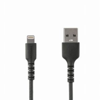 RUSBLTMM2MB<BR>ライトニングケーブル 2m Apple MFi認証iPhone充電ケーブル ブラック 高耐久性 Lightning - USB ケーブル<BR>スターテック・ドットコム㈱