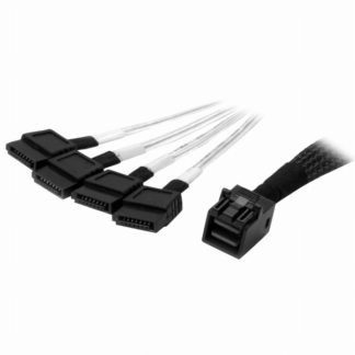 SAS43SAT1M<BR>内部MiniSAS - SATAケーブル SFF-8643 - 4x SATA 1m<BR>スターテック・ドットコム㈱