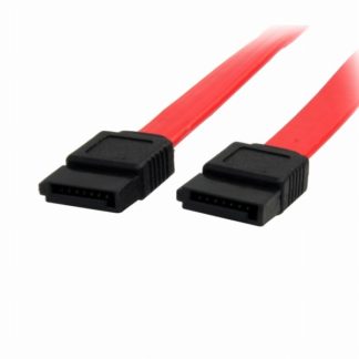 SATA18<BR>SATAケーブル 45cm レッド 1x SATA 7ピン - 1x SATA 7ピン<BR>スターテック・ドットコム㈱