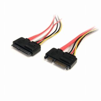 SATA22PEXT<BR>シリアルATA延長ケーブル 30cm データ(7ピン)/電源(15ピン)コネクタ メス/オス<BR>スターテック・ドットコム㈱