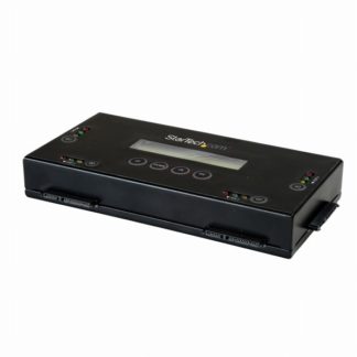 SATERASER4<BR>HDD/SSDハードドライブイレーサー 2.5/3.5インチSATAドライブ対応ハードディスク消去装置 4ベイ スタンドアローン<BR>スターテック・ドットコム㈱
