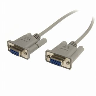 SCNM9FF25<BR>RS232Cシリアルクロスケーブル 7.6m 1x DB9 メス - 1x DP9 メス ヌルモデムケーブル<BR>スターテック・ドットコム㈱