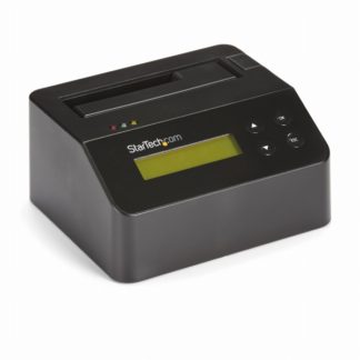 SDOCK1EU3P<BR>スタンドアローン型SATA対応HDD/SSDイレーサー&ドック 9つの消去モード 2.5/3.5インチ対応ハードディスクドライブ用ドッキングステーション USB 3.0接続<BR>スターテック・ドットコム㈱