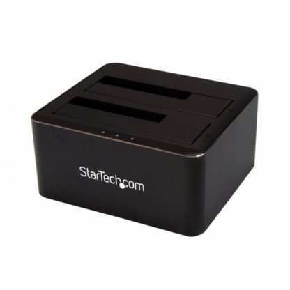 SDOCK2U33Vクレードル式SATA3.0対応HDD/SSDドッキングステーション 2x 2.5/3.5インチドライブ対応 USB 3.0接続スターテック・ドットコム㈱