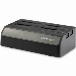 SDOCK4U313<BR>4ベイSATA HDDドッキングステーション クレードル型2.5/3.5インチSSD/HDDスタンド USB 3.1(10Gbps)対応 USB-C/USB-Aポート接続<BR>スターテック・ドットコム㈱