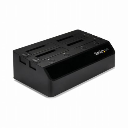 SDOCK4U33ハードディスク4台搭載ドッキングステーション USB 3.0接続 クレードル型2.5/3.5インチHDD/SDDスタンド SATA(6Gbps) UASP対応 冷却ファン2基搭載スターテック・ドットコム㈱