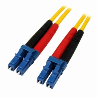 SMFIBLCLC1<BR>光ファイバーケーブル 1m LSZH対応パッチコード OM1仕様準拠 シングルモード コア径9ミクロン/芯径125ミクロン 2芯LC-LCコネクタ<BR>スターテック・ドットコム㈱