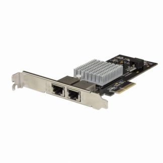 ST10GPEXNDPI<BR>2ポート10GBase-T増設PCIeイーサネットLANカード NBASE-T対応 5スピード:10G/5G/2.5G/1G/100Mbps対応NICカード<BR>スターテック・ドットコム㈱