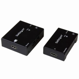 ST121HDBTPWCat5e/Cat6 HDMIエクステンダー(延長器) HDBaseT規格準拠 ウルトラ4K対応 パワーオーバーケーブル(POC) 最大100mまで延長 送信機/受信機セットスターテック・ドットコム㈱
