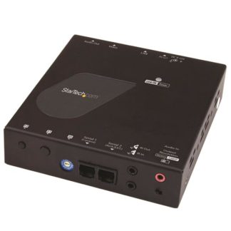 ST12MHDLAN4RIP対応HDMIエクステンダー用受信機 延長器キット(ST12MHDLAN4K)と使用 4K/30Hz対応 LAN回線経由型HDMI信号受信機スターテック・ドットコム㈱