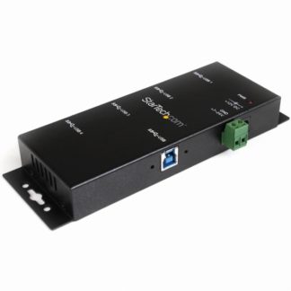 ST4300USBM<BR>4ポート産業用USB 3.0ハブ ESD保護 ウォールマウント対応<BR>スターテック・ドットコム㈱