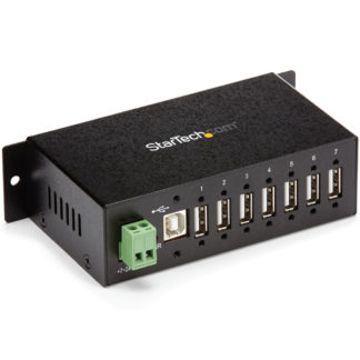 ST7200USBM<BR>7ポート産業用USB 2.0 ハブ ESD保護/350Wサージ保護 ウォールマウント対応<BR>スターテック・ドットコム㈱