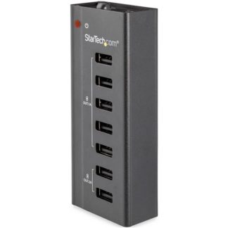ST7C51224<BR>USBスマホ充電器 7ポート搭載 5x 1A/2x 2A スタンドアローン型スマートフォンチャージャー<BR>スターテック・ドットコム㈱