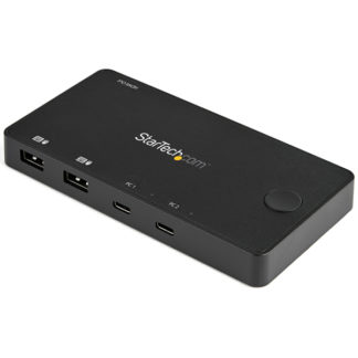 SV211HDUCUSB-Cパソコン対応2ポートKVMスイッチ 4K60Hz HDMI コンパクトUSB Type-Cパソコン切替器 USB-Cケーブル付属 バスパワー対応 MacBook/iPad Pro/ThinkPad/IdeaPad/EliteBookスターテック・ドットコム㈱
