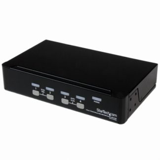 SV431DUSBU1Uラックマウント対応 4ポート シングルVGAディスプレイ対応USB接続KVMスイッチ(PCパソコンCPU切替器) OSD(オンスクリーン・ディスプレイ)機能スターテック・ドットコム㈱