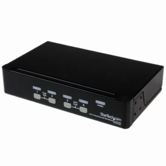 SV431DUSBU<BR>1Uラックマウント対応 4ポート シングルVGAディスプレイ対応USB接続KVMスイッチ(PCパソコンCPU切替器) OSD(オンスクリーン・ディスプレイ)機能<BR>スターテック・ドットコム㈱