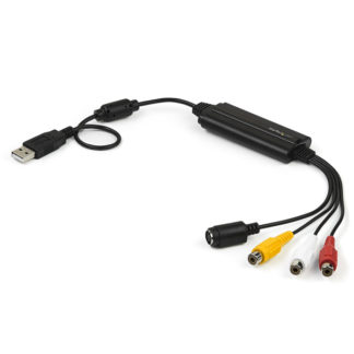 SVID2USB232<BR>USB接続ビデオキャプチャーケーブル/S端子&コンポジット-USB2.0 ビデオキャプチャーユニット/TWAIN対応/アナログ デジタル コンバーター/Windows対応<BR>スターテック・ドットコム㈱