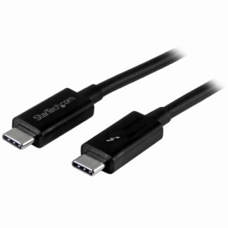 TBLT3MM2M<BR>2m Thunderbolt 3(20Gbps)USB-C ケーブル サンダーボルト/USB/DisplayPort に対応<BR>スターテック・ドットコム㈱