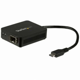 US1GC30SFP<BR>USB-C - 光ファイバー変換アダプタ オープンSFP 1000Base-SX/LX Windows/ Mac/ Linux対応 USBネットワークアダプタ<BR>スターテック・ドットコム㈱