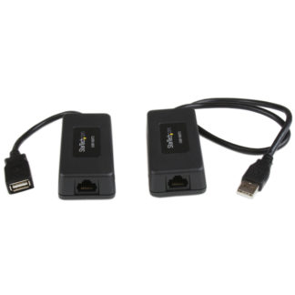 USB110EXT2Cat5/Cat6対応1ポートUSBエクステンダー(延長器) カテゴリ5/6タイプUSB Ranger LAN回線経由で最大40mまで延長 USB1.1規格に対応スターテック・ドットコム㈱