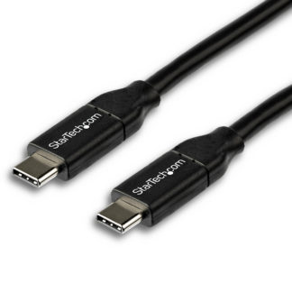USB2C5C2M<BR>USB 2.0 Type-C ケーブル 2m 給電充電対応(最大5A) USB-C/ オス - USB-C/ オス USB 2.0規格準拠 USB-IF認証済み<BR>スターテック・ドットコム㈱