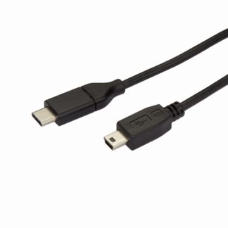 USB2CMB2M<BR>USB-C - USB mini-B ケーブル USB Type-C(オス)/USBミニB(オス) 2m USB 2.0ケーブル<BR>スターテック・ドットコム㈱
