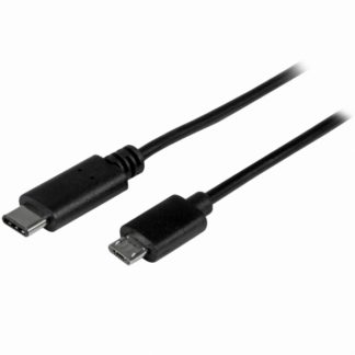 USB2CUB50CM<BR>USB-C - Micro B 変換ケーブル 0.5m オス/メス USB 2.0対応<BR>スターテック・ドットコム㈱