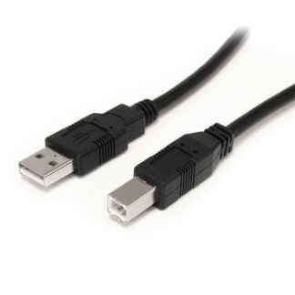 USB2HAB30ACUSB 2.0 リピーターケーブル 9.1m USB-A(オス)-USB-B(オス)480Mbps ブラックスターテック・ドットコム㈱