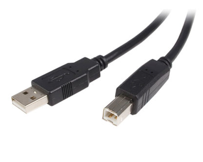 USB2HAB3M3m USB 2.0ケーブル(ABタイプ) USB (A) オス - USB (B) オス ブラックスターテック・ドットコム㈱