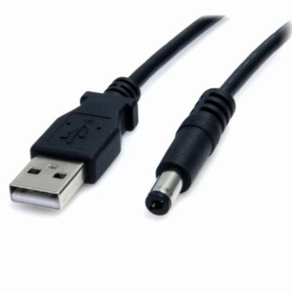 USB2TYPEM2MUSB - 5V DC電源供給ケーブル 2m DCプラグ(外形5.5m/内径2.1mm)スターテック・ドットコム㈱