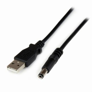 USB2TYPEN1MUSB - 5V DC電源供給ケーブル 1m DCプラグ(外形5.5m/内径2.5mm)スターテック・ドットコム㈱