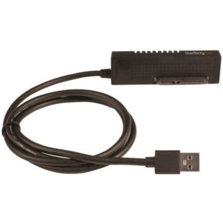 USB312SAT3<BR>SATA - USB 変換ケーブルアダプタ 2.5/3.5インチドライブ対応 USB 3.1(10Gbps)準拠 UASP対応<BR>スターテック・ドットコム㈱